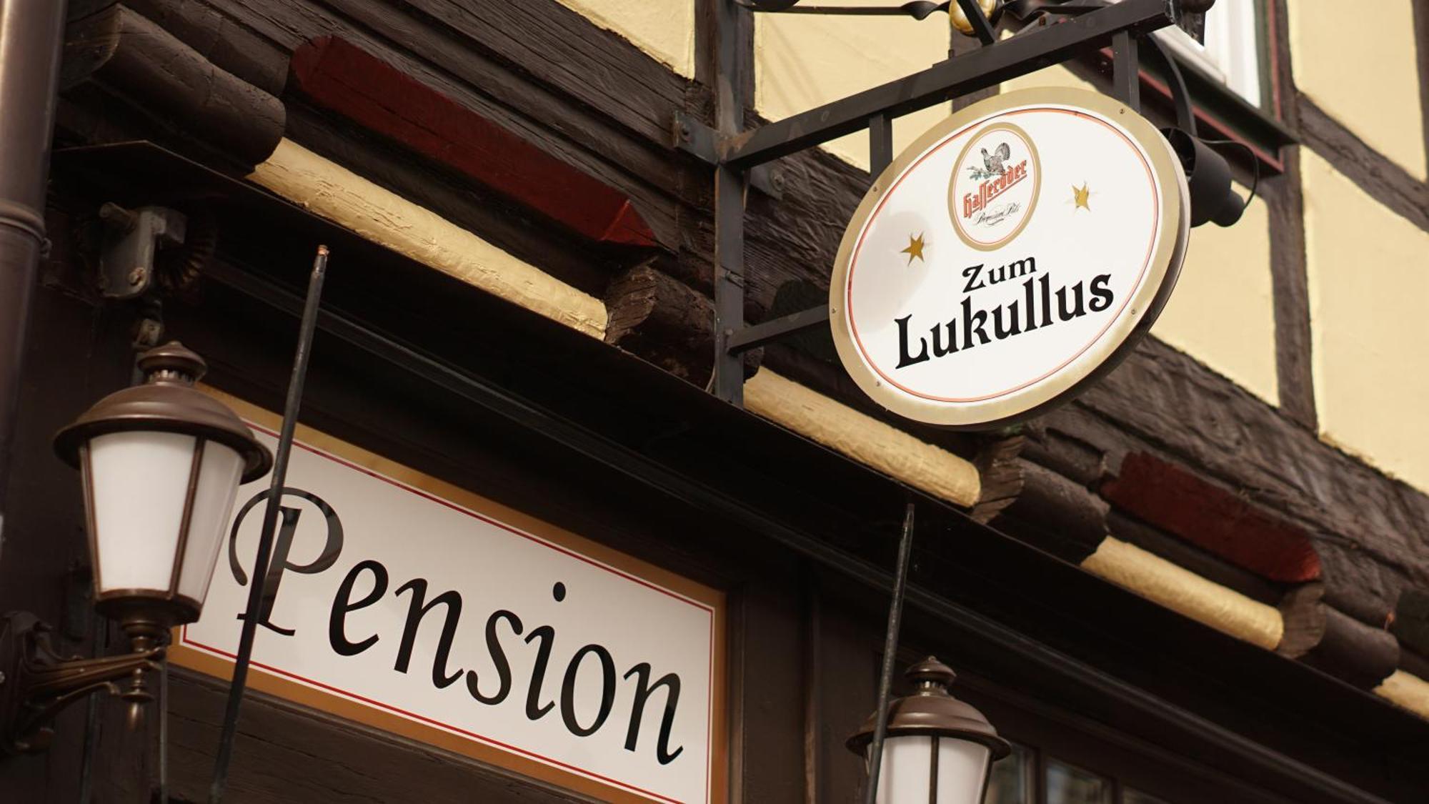 Pension Zum Lukullus Wernigerode Kültér fotó